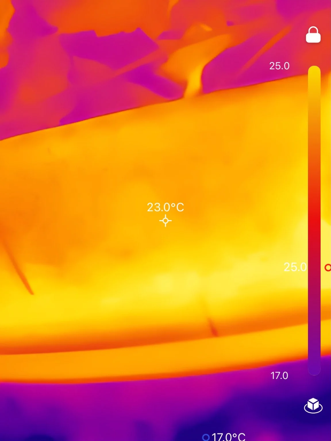 Thermografische Detailaufnahme